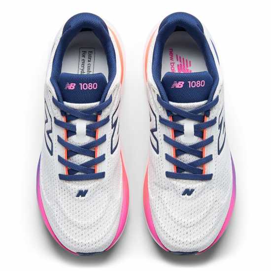 New Balance Nb 1080 V15 Running Shoes Womens White/Purple New Balance Nb 1080 V15 Running Shoes Womens White/Purple