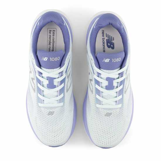 New Balance 1080V15 Road Running Shoes Womens Glnt Blue/Grey 