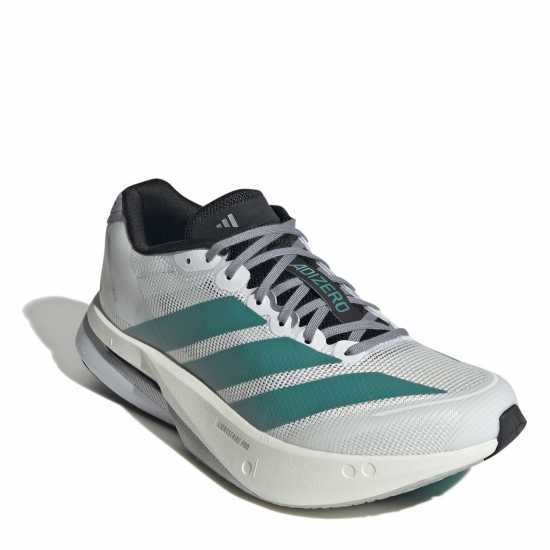 Adidas Adizero Boston 13 Road Running Shoes Womens Бяло/Сиво/Тюркоазено Маратонки за бягане