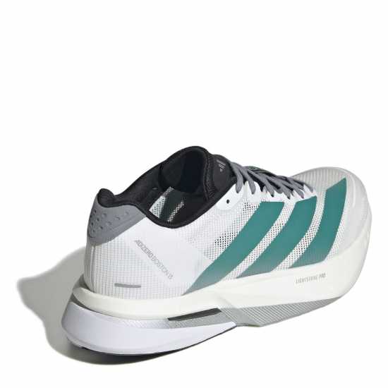 Adidas Adizero Boston 13 Road Running Shoes Womens Бяло/Сиво/Тюркоазено Маратонки за бягане