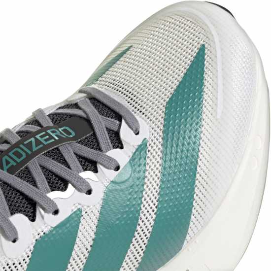 Adidas Adizero Boston 13 Road Running Shoes Womens Бяло/Сиво/Тюркоазено Маратонки за бягане