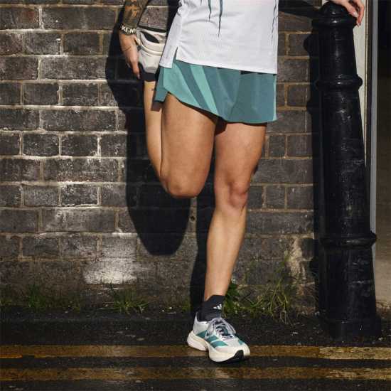 Adidas Adizero Boston 13 Road Running Shoes Womens Бяло/Сиво/Тюркоазено Маратонки за бягане