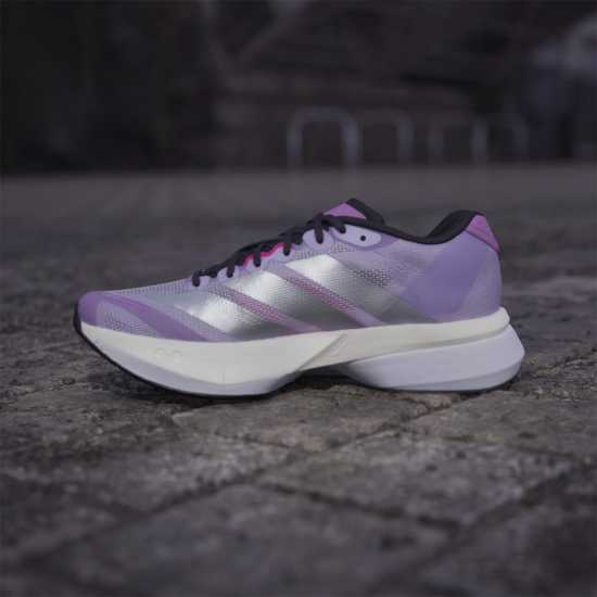 Adidas Adizero Boston 13 Road Running Shoes Womens Прахова слива Adidas Adizero Boston 13 Road Running Shoes Womens Прахова слива