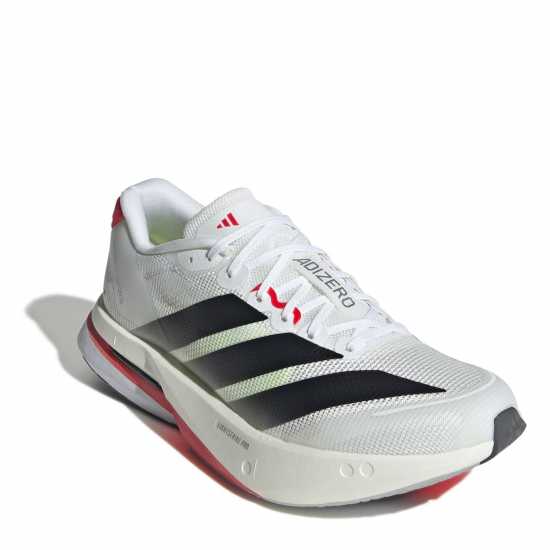 Маратонки за бягане Adidas Adizero Boston 13 Road Running Shoes Womens Бяло/Черно/Червено Adidas Adizero Boston 13 Road Running Shoes Womens Бяло/Черно/Червено Маратонки за бягане