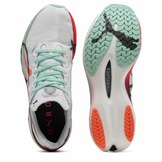 Puma Deviate Nitro Elite 3 Road Running Shoes Womens Хирокс Червено/Бяло Маратонки за бягане
