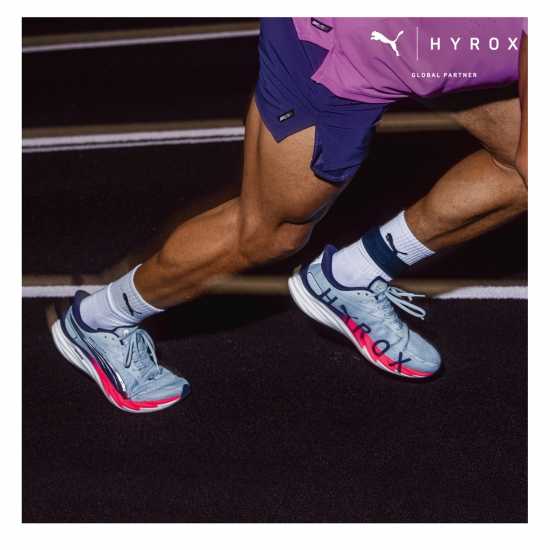 Puma Velocity Nitro 4 Trainers Mens Hyrox Pink 