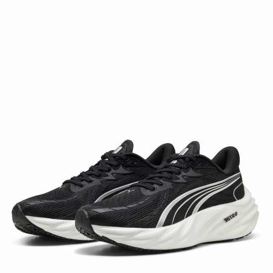 Puma Velocity Nitro 4 Trainers Womens Black/White Маратонки за бягане