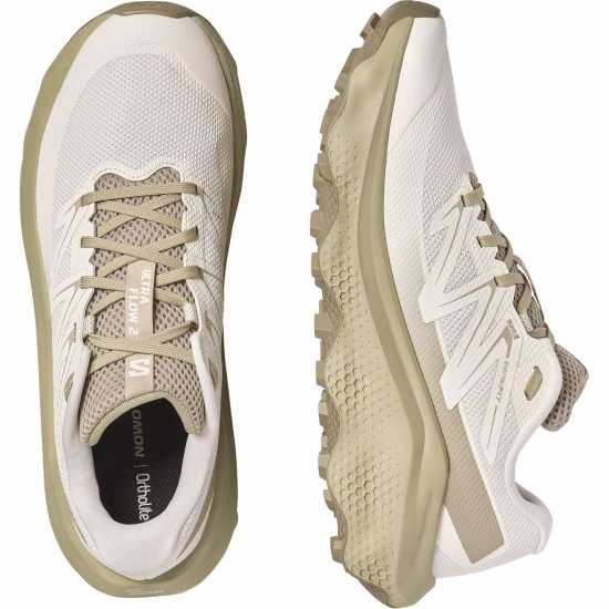 Salomon Мъжки Маратонки Бягане По Пътеки Ultra Flow 2 Trail Running Shoes Mens Vanila/Eucaly Salomon Ultra Flow 2 Trail Running Shoes Mens Vanila/Eucaly
