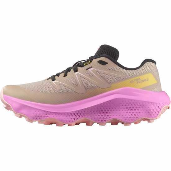 Salomon Shoes Ultra Flow 2 W Ethere/cyclamen/bla Trail Running Womens Ethere/Clay 