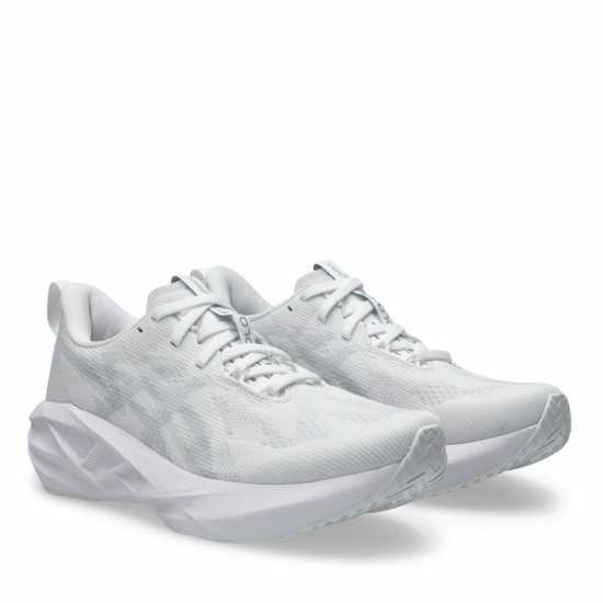 Asics Novablast 5 Road Running Shoes Womens White/Grey Маратонки за бягане