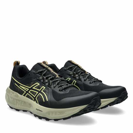 Asics Мъжки Маратонки Бягане По Пътеки Gel-Sonoma 8 Trail Running Shoes Mens Черно/Лайм Мъжки туристически обувки