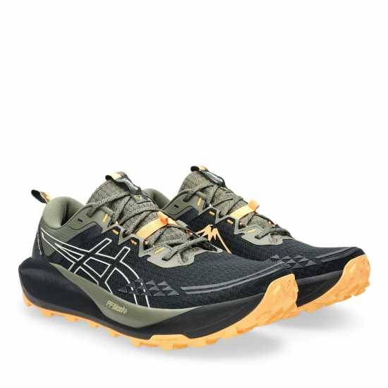 Asics Мъжки Маратонки Бягане По Пътеки Gel-Trabuco 13 Trail Running Shoes Mens Черно/Крем Мъжки туристически обувки