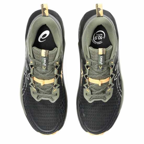 Asics Мъжки Маратонки Бягане По Пътеки Gel-Trabuco 13 Trail Running Shoes Mens Черно/Крем Мъжки туристически обувки