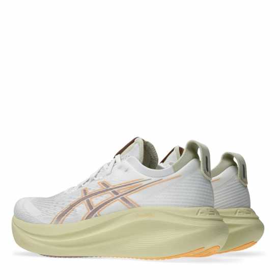 Asics Мъжки Обувки За Бягане Gel-Nimbus 27 Road Running Shoes Mens White/Fawn Мъжки маратонки