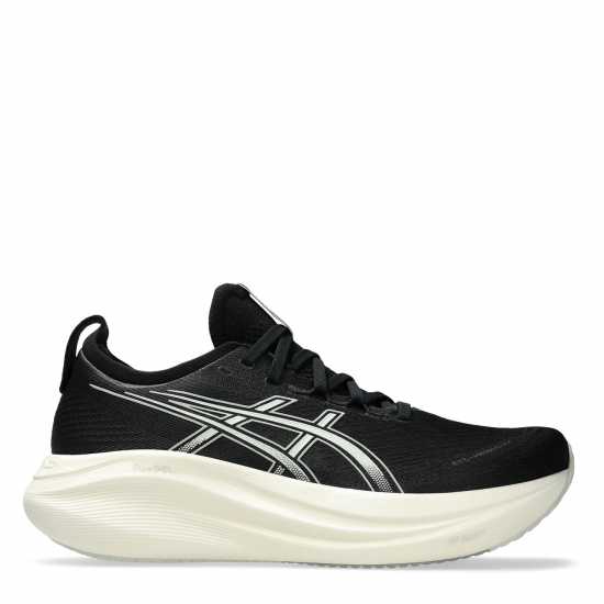 Мъжки маратонки Asics Мъжки Обувки За Бягане Gel-Nimbus 27 Road Running Shoes Mens Черно/Бяло Asics Мъжки Обувки За Бягане Gel-Nimbus 27 Road Running Shoes Mens Черно/Бяло Мъжки маратонки