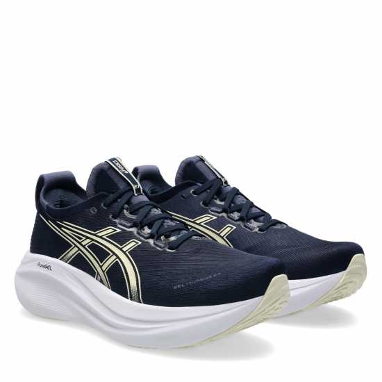 Asics Мъжки Обувки За Бягане Gel-Nimbus 27 Road Running Shoes Mens Полунощ Мъжки маратонки