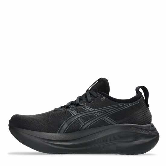 Мъжки маратонки Asics Мъжки Обувки За Бягане Gel-Nimbus 27 Road Running Shoes Mens Черно/Графитно сиво Asics Мъжки Обувки За Бягане Gel-Nimbus 27 Road Running Shoes Mens Черно/Графитно сиво Мъжки маратонки