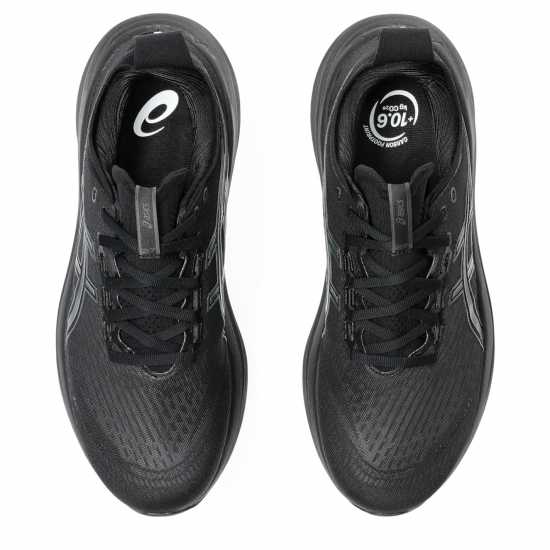 Мъжки маратонки Asics Мъжки Обувки За Бягане Gel-Nimbus 27 Road Running Shoes Mens Черно/Графитно сиво Asics Мъжки Обувки За Бягане Gel-Nimbus 27 Road Running Shoes Mens Черно/Графитно сиво Мъжки маратонки