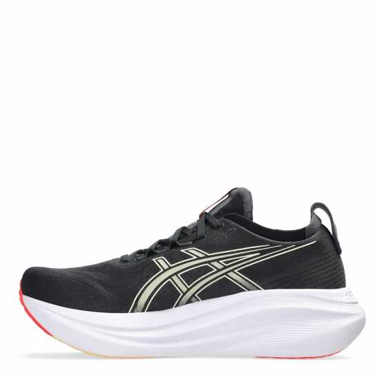 Мъжки маратонки Asics Мъжки Обувки За Бягане Gel-Nimbus 27 Road Running Shoes Mens Black/Khaki Asics Мъжки Обувки За Бягане Gel-Nimbus 27 Road Running Shoes Mens Black/Khaki Мъжки маратонки