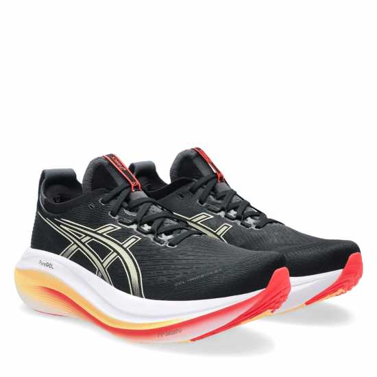 Мъжки маратонки Asics Мъжки Обувки За Бягане Gel-Nimbus 27 Road Running Shoes Mens Black/Khaki Asics Мъжки Обувки За Бягане Gel-Nimbus 27 Road Running Shoes Mens Black/Khaki Мъжки маратонки