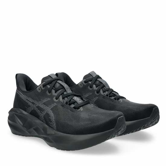 Asics Мъжки Обувки За Бягане Novablast 5 Road Running Shoes Mens Black Мъжки маратонки