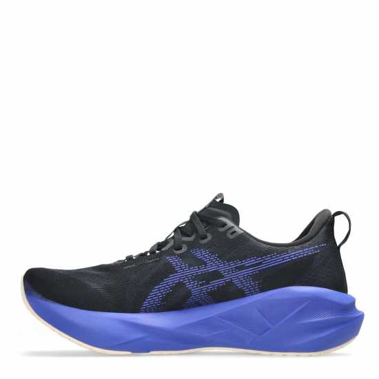 Asics Novablast 5 Mens Running Shoes Black/Cobalt Asics Мъжки Маратонки За Бягане Novablast 5 Mens Running Shoes Black/Cobalt