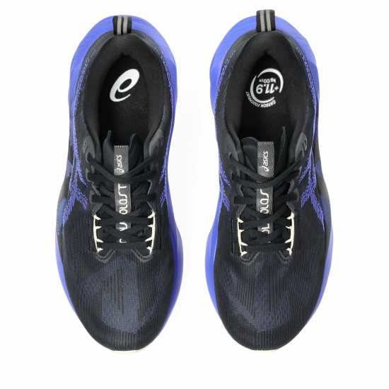 Asics Novablast 5 Mens Running Shoes Black/Cobalt Asics Мъжки Маратонки За Бягане Novablast 5 Mens Running Shoes Black/Cobalt