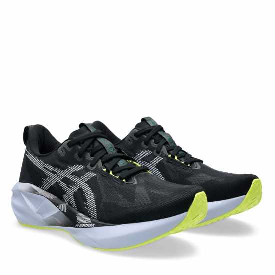 Asics Мъжки Обувки За Бягане Novablast 5 Road Running Shoes Mens Черно/Синьо Мъжки маратонки