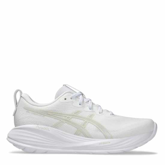 Asics Gel-Cumulus 27 Road Running Shoes Womens White/Lake Grey Маратонки за бягане