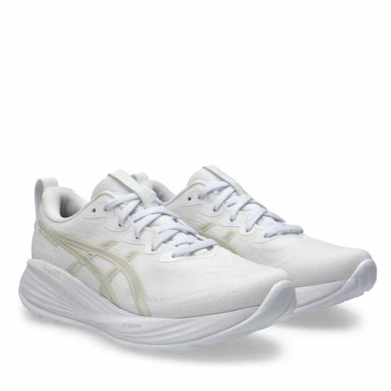 Asics Gel-Cumulus 27 Road Running Shoes Womens White/Lake Grey Маратонки за бягане