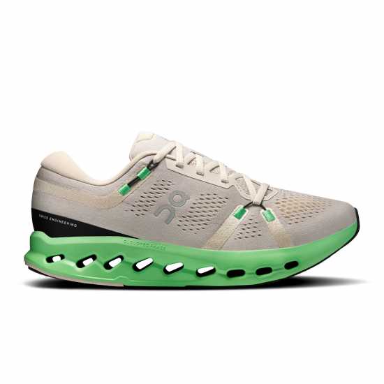 Мъжки Обувки За Бягане On Cloudsurfer 2 Running Shoes Mens Truffle/Green Мъжки маратонки