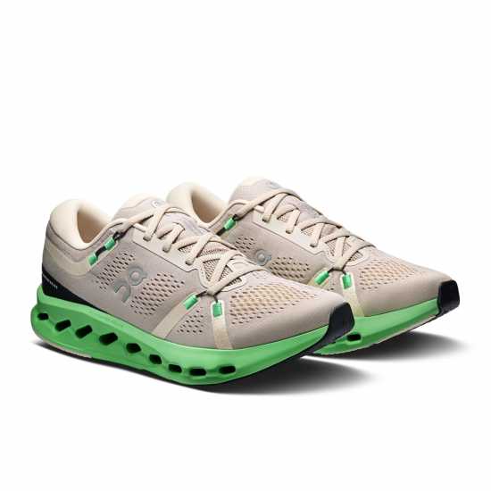 Мъжки Обувки За Бягане On Cloudsurfer 2 Running Shoes Mens Truffle/Green Мъжки маратонки