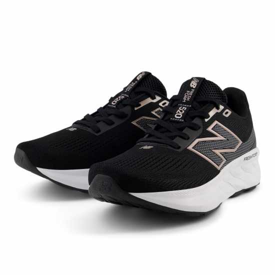 New Balance 520V9 Road Running Shoes Womens Черно/Бяло 
