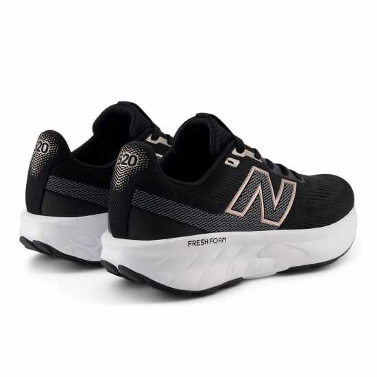 New Balance 520V9 Road Running Shoes Womens Черно/Бяло 