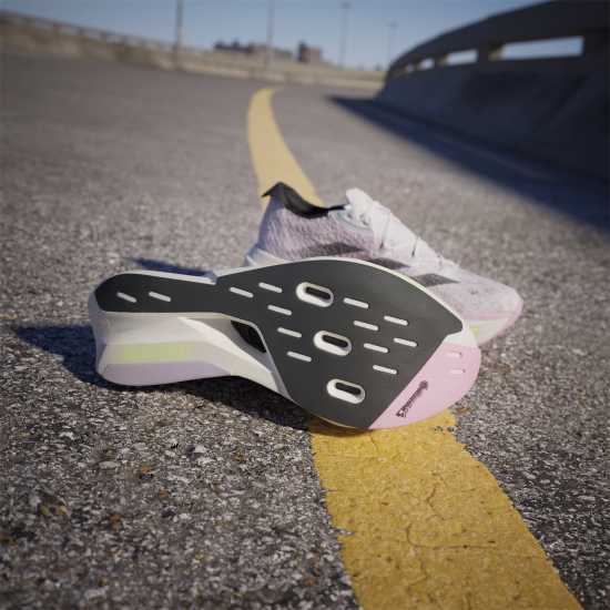 Adidas Юношески Обувки Adizero Prime X 2.0 Strung Shoes Juniors Бяло/Черно/Розово Детски маратонки