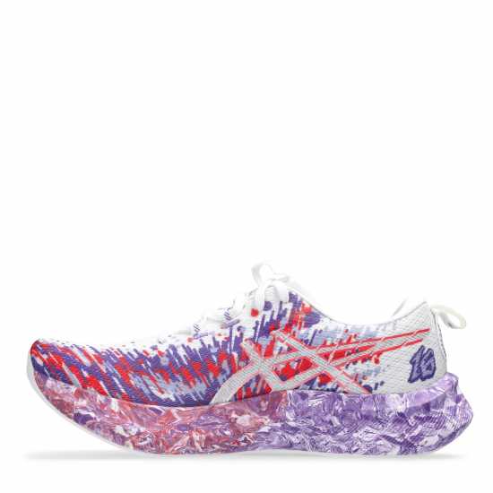 Asics Мъжки Обувки За Бягане Noosa Tri 16 Road Running Shoes Mens White/Purple Мъжки маратонки