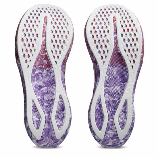 Asics Мъжки Обувки За Бягане Noosa Tri 16 Road Running Shoes Mens White/Purple Мъжки маратонки
