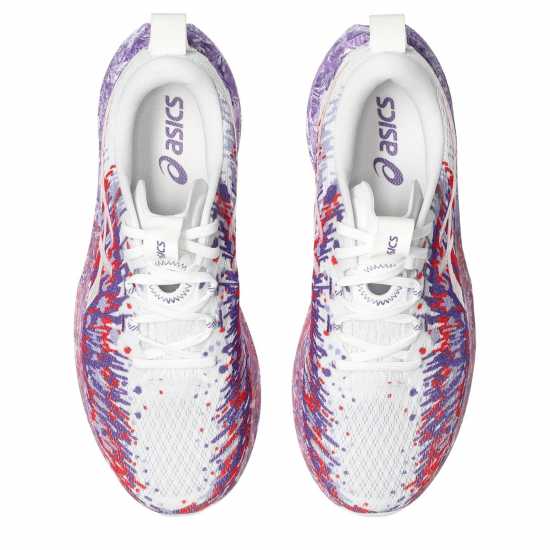 Asics Мъжки Обувки За Бягане Noosa Tri 16 Road Running Shoes Mens White/Purple Мъжки маратонки