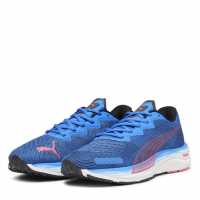 Puma Мъжки Обувки За Бягане Velocity Nitro 2 Running Shoes Mens Blue/Red Мъжки маратонки
