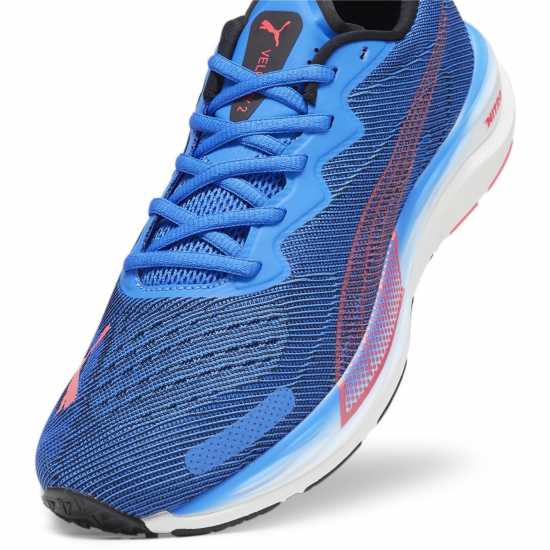 Puma Мъжки Обувки За Бягане Velocity Nitro 2 Running Shoes Mens Blue/Red Мъжки маратонки
