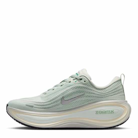 Nike Vomero Plus Running Shoes Womens Silver/Green 