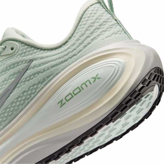 Nike Vomero Plus Running Shoes Womens Silver/Green 
