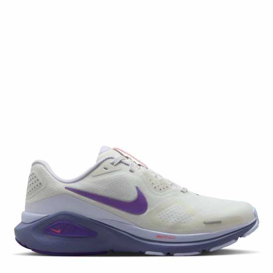 Nike Structure 26 Trainers Womens Smt Wht/Grape Маратонки за бягане