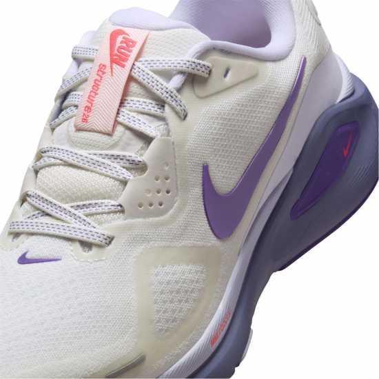Nike Structure 26 Trainers Womens Smt Wht/Grape Маратонки за бягане