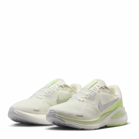 Маратонки за бягане Nike Structure 26 Trainers Womens Smt Wht/Chrome Nike Structure 26 Trainers Womens Smt Wht/Chrome Маратонки за бягане