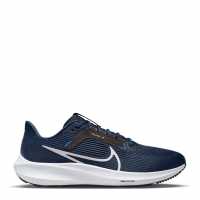 Nike Мъжки Обувки За Бягане Pegasus 40 Road Running Shoes Mens Navy/White Мъжки маратонки