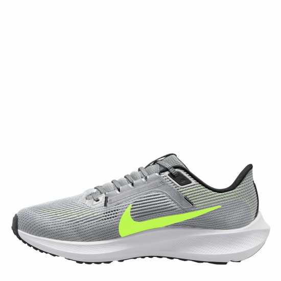 Nike Мъжки Обувки За Бягане Pegasus 40 Road Running Shoes Mens Wolf Grey/Volt Мъжки маратонки