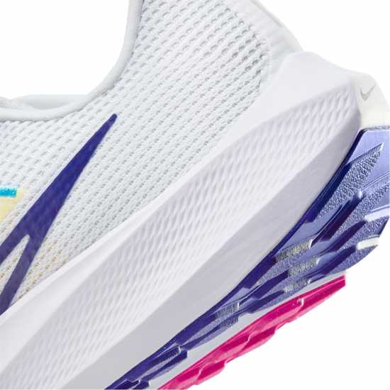 Nike Мъжки Обувки За Бягане Pegasus 40 Road Running Shoes Mens White/Deep Royal Мъжки маратонки