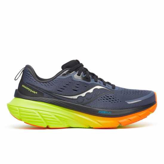 Saucony Мъжки Обувки За Бягане Guide 18 Running Shoes Mens Сянка/Визи 