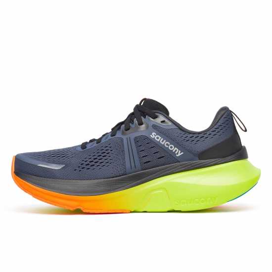 Saucony Мъжки Обувки За Бягане Guide 18 Running Shoes Mens Сянка/Визи 